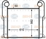Hella 8ML 376 776-681 интеркулер на DAF 95