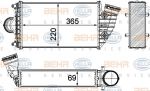 Hella 8ML 376 783-571 интеркулер на PORSCHE 911 (997)