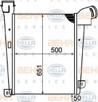 Hella 8ML 376 792-061 интеркулер на MERCEDES-BENZ O 405