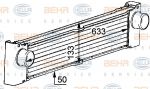 HELLA Интеркулер Mercedes Vito 2.2 03- (8ML376723-521)