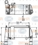 Hella 8MO 376 765-581 масляный радиатор, ретардер на RENAULT TRUCKS Premium 2
