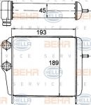 Hella 8MO 376 778-161 масляный радиатор, двигательное масло на MERCEDES-BENZ S-CLASS (W126)