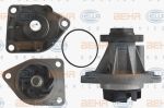 Hella 8MP 376 800-681 водяной насос на OPEL VECTRA B Наклонная задняя часть (38_)