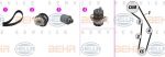 Hella 8MP 376 802-861 водяной насос + комплект зубчатого ремня на SKODA SUPERB (3U4)