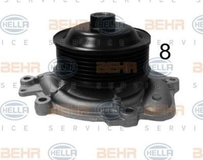 Hella 8MP 376 810-304 водяной насос на MERCEDES-BENZ SPRINTER 3-t c бортовой платформой/ходовая часть (906)