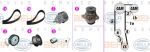 Hella 8MP 376 811-811 водяной насос + комплект зубчатого ремня на VW GOLF IV (1J1)