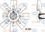Hella 8MV 376 728-681 вентилятор, охлаждение двигателя на MERCEDES-BENZ SK