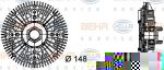 Hella 8MV 376 732-411 сцепление, вентилятор радиатора на NISSAN CABSTAR E