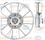 Hella 8MV 376 791-281 вентилятор, охлаждение двигателя на IVECO EuroCargo