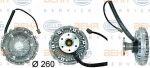HELLA Вискомуфта без вентилятора d=260 mm RVI Kerax, Premium (8MV376730-111)