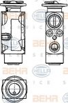 Hella 8UW 351 234-121 расширительный клапан, кондиционер на PEUGEOT 306 (7B, N3, N5)