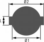 Hella 8XY 004 725-001 крышка, топливной бак на NISSAN CHERRY II купе (N10)