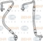 HELLA Трубка кондиционера FORD Focus II/C-Max 1,4/1,6L 04-> (1505592, 9GS351338-571)