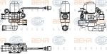Hella 9XL 351 024-501 регулирующий клапан охлаждающей жидкости на RENAULT TRUCKS Magnum