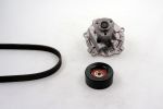 Hepu PK05422 водяной насос + комплект ручейковых ремней на VW CADDY II пикап (9U7)