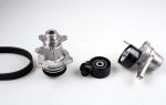Hepu PK09070 водяной насос + комплект ручейковых ремней на OPEL MOVANO B фургон