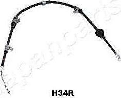 JapanParts BC-H34R трос, стояночная тормозная система на HYUNDAI LANTRA I (J-1)
