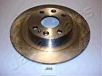 JapanParts DP-308 тормозной диск на MAZDA 323 C IV (BG)