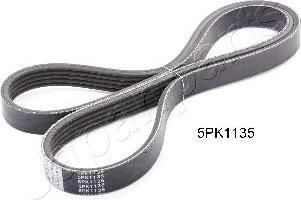 JapanParts DV-5PK1135 поликлиновой ремень на NISSAN ALMERA II (N16)