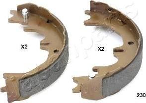 JapanParts GF-230AF комплект тормозных колодок, стояночная тормозная с на TOYOTA LAND CRUISER 90 (_J9_)