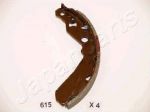 JapanParts GF-615AF комплект тормозных колодок на DAIHATSU CUORE VI (L251, L250_, L260_)