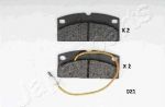 JapanParts PA-021AF комплект тормозных колодок, дисковый тормоз на LIGIER NOVA