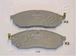 JAPANPARTS Колодки передние NISSAN/INFINITI/RENAULT для Sumitomo (PA-115AF)