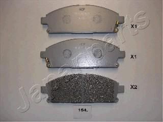 JAPANPARTS Колодки передние NISSAN PATHFINDER/X-TRAIL 97->04 (PA-154AF)