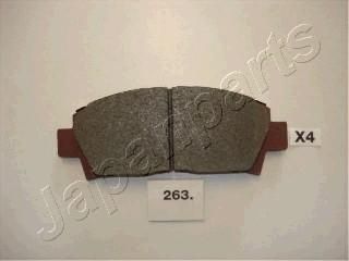 JAPANPARTS Комплект тормозных колодок, диско (PA-263AF)
