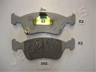 JAPANPARTS Колодки передние TOYOTA Avensis I 97-03 /WK+ (PA-282AF)