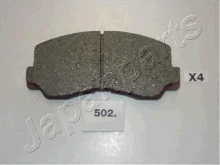 JapanParts PA-502AF комплект тормозных колодок, дисковый тормоз на MITSUBISHI L 300 фургон (P0_W, P1_W, P0_V, P1_V, P_2V, P2_W)