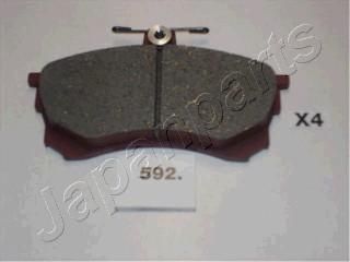 JAPANPARTS Колодки передние MITSUBISHI Carisma /для диска D=236mm (PA-592AF)