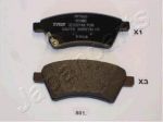 JAPANPARTS Колодки передние SUZUKI SX4 (PA-801AF)