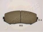 JAPANPARTS Колодки передние SUZUKI Grand Vitara 05-> (PA-802AF)