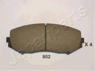 JAPANPARTS Колодки передние SUZUKI Grand Vitara 05-> (PA-802AF)