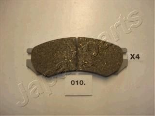 JAPANPARTS Комплект тормозных колодок, диско (PA010AF)