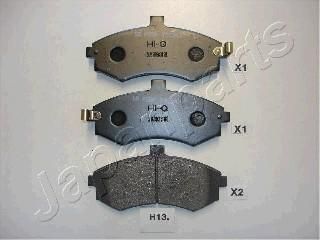 JAPANPARTS Комплект тормозных колодок, диско (PAH13AF)