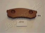 JAPANPARTS Колодки задние TOYOTA Prado (J120/J150)/MITSUBISHI Pajero IV (PP-210AF)