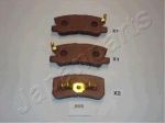 JAPANPARTS Комплект экономичных тормозных колодок (PP-505P)