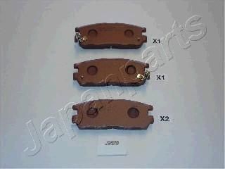 JAPANPARTS Колодки задние GREAT WALL Hover/OPEL FronA/B (PP-999AF)