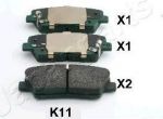 JAPANPARTS Колодки задние HYUNDAI Santa Fe/KIA Sorento 09-> (PP-K11AF)
