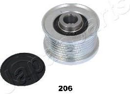 JapanParts RA-206 механизм свободного хода генератора на TOYOTA HILUX II пикап (LN8_, RN5_, LN6_, YN6_, YN5_, LN5_, RN6_)