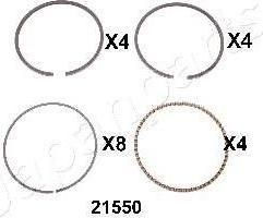 JapanParts RC21550 поршневое кольцо на MAZDA 323 I (FA)