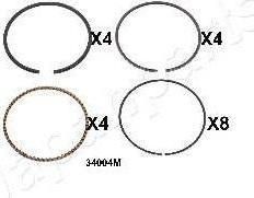 JapanParts RC34004M поршневое кольцо на SUZUKI BALENO универсал (EG)