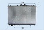JapanParts RDA163027 радиатор, охлаждение двигателя на MITSUBISHI CARISMA (DA_)