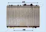JapanParts RDA283102 радиатор, охлаждение двигателя на HYUNDAI SANTAMO