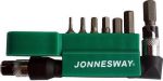 JONNESWAY S08H2H8S Отвертка с битами HEX 2-8мм 1/4