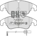 JP 1163606919 комплект тормозных колодок, дисковый тормоз на AUDI A4 Allroad (8KH, B8)