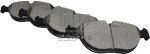 JP 1163607419 комплект тормозных колодок, дисковый тормоз на MERCEDES-BENZ S-CLASS (W220)