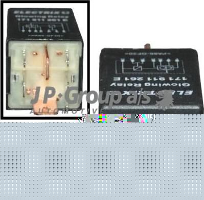 JP 1199206600 GROUP Реле 100/80/GOLF I/GOLF II/JETTA I/JETTA II/LT/PASSAT/TRANSPORTER III Bus/TRANSPORTER III Kasten/TRA